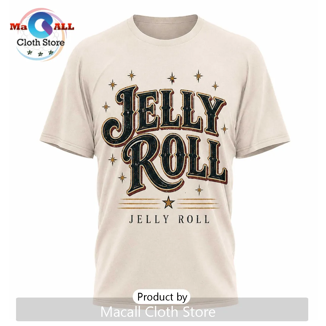Jelly Roll Country Outlaw Music Collectible Limited Edition T-Shirt Jelly Roll Country Outlaw Music Collectible Limited Edition T-Shirt