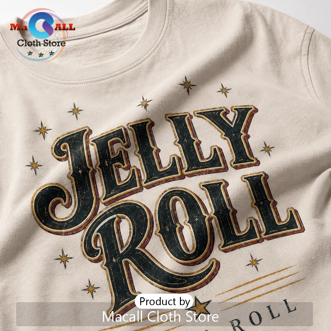 Jelly Roll Country Outlaw Music Collectible Limited Edition T-Shirt Jelly Roll Country Outlaw Music Collectible Limited Edition T-Shirt