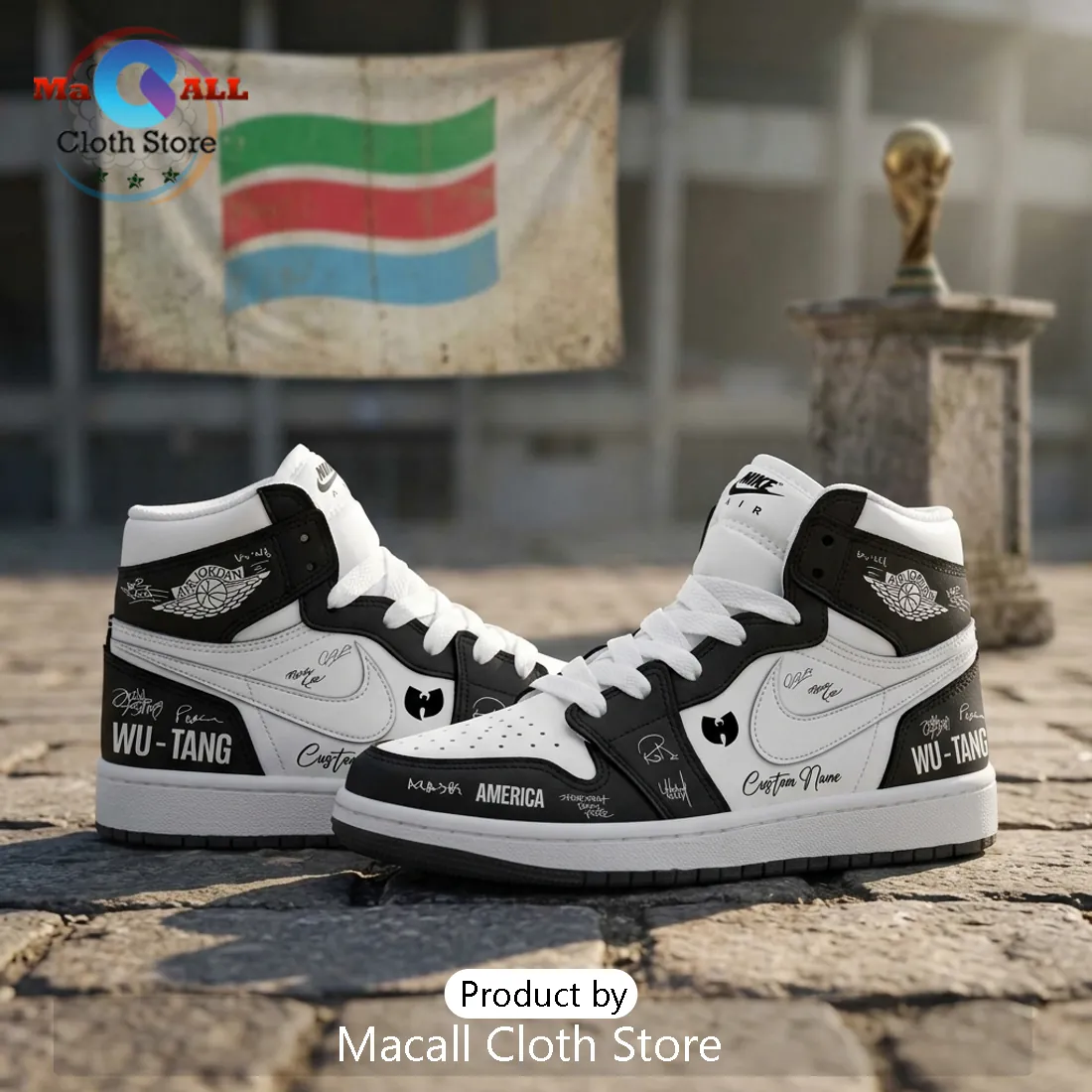 Wu-Tang Clan x FIFA World Cup 2026 USA Soccer Air Jordan 1 Hightop