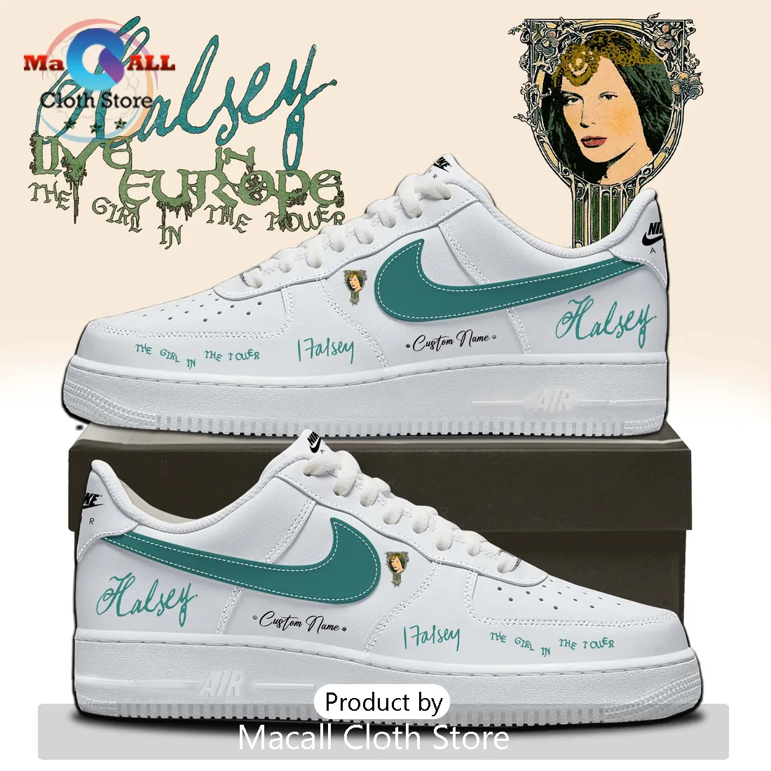 Halsey The Girl In The Tower 2026 Europe Tour Nike Air Force 1