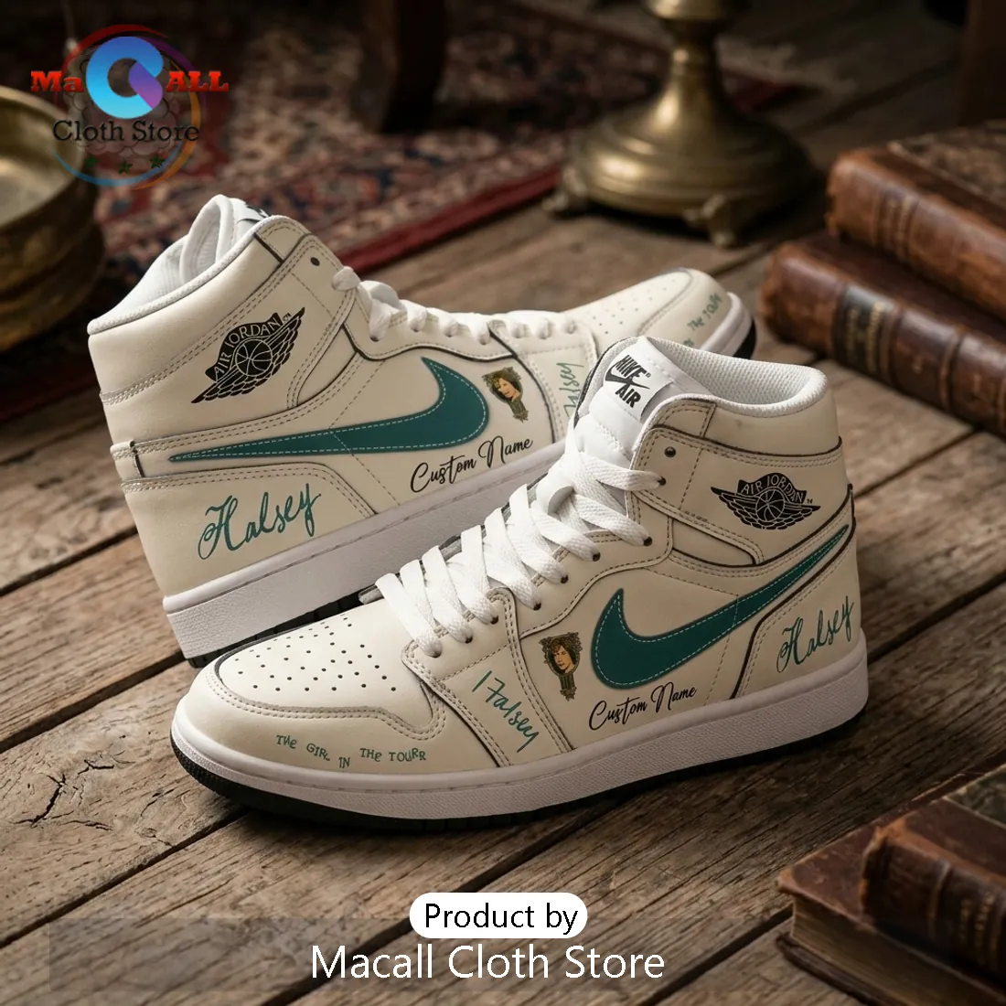 Halsey The Girl in the Tower 2026 Tour Custom Air Jordan 1 Shoes Halsey The Girl in the Tower 2026 Tour Custom Air Jordan 1 Shoes