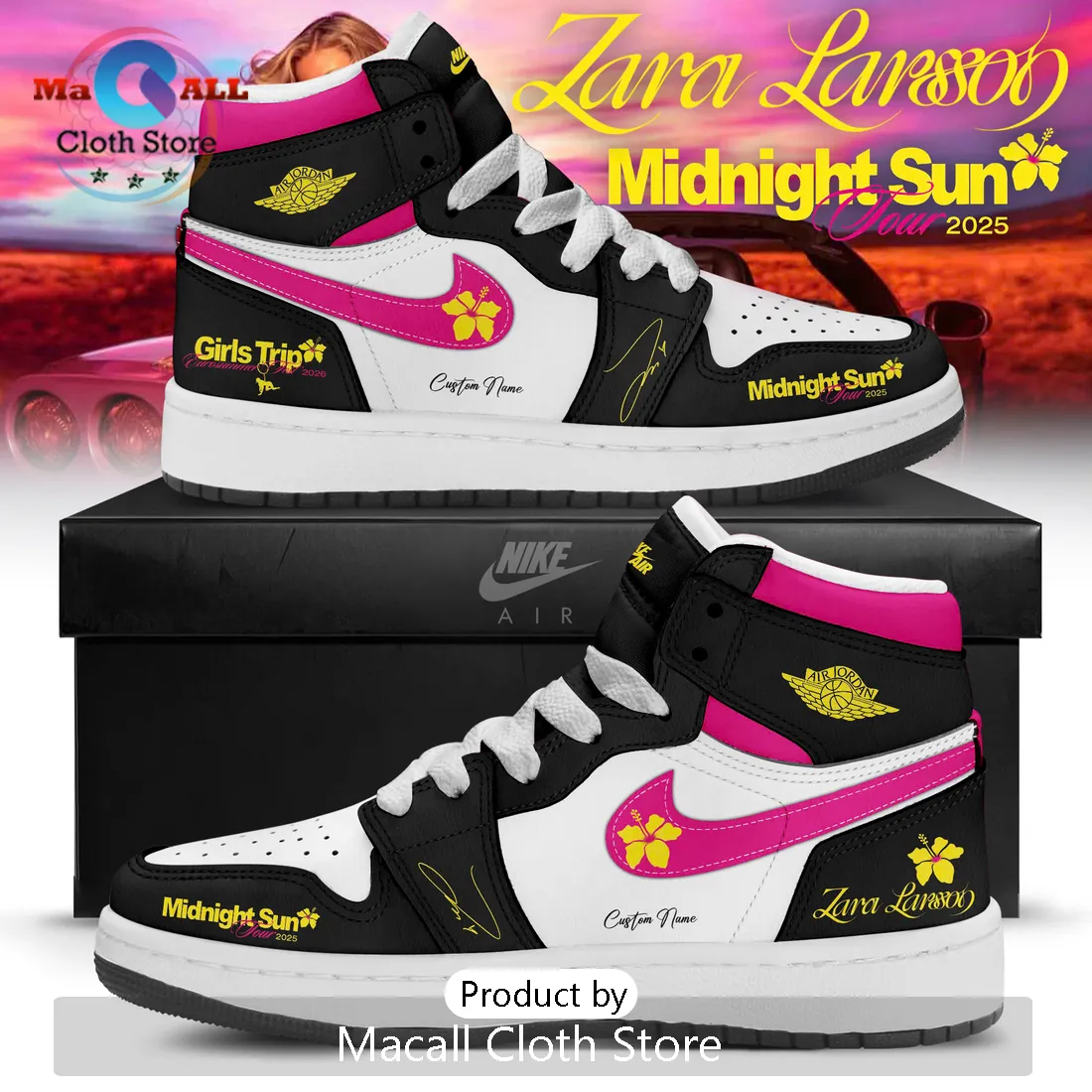 Zara Larsson Girls Trip Eurosummer Fest 2026 Collectible High Top Sneakers
