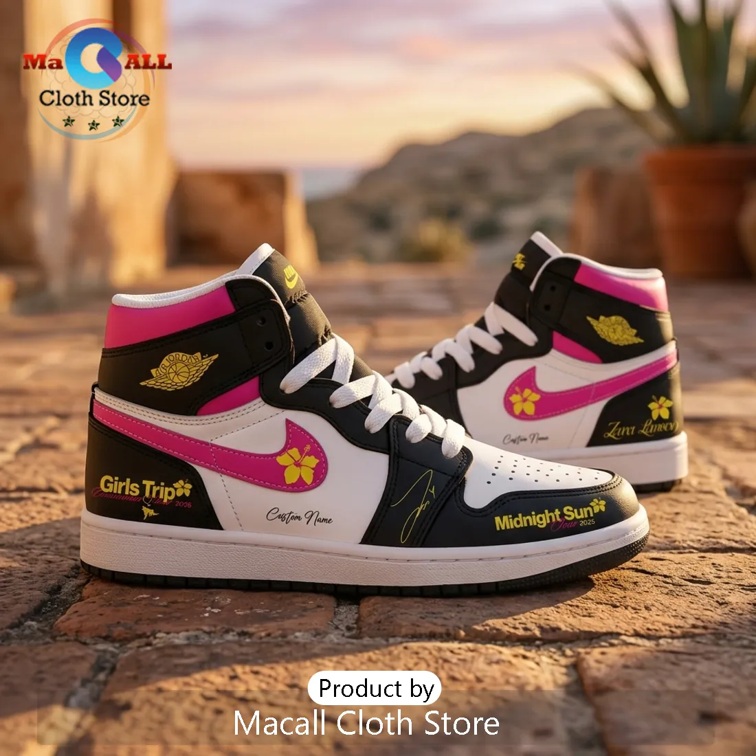 Zara Larsson Girls Trip Eurosummer Fest 2026 Collectible High Top Sneakers Zara Larsson Girls Trip Eurosummer Fest 2026 Collectible High Top Sneakers