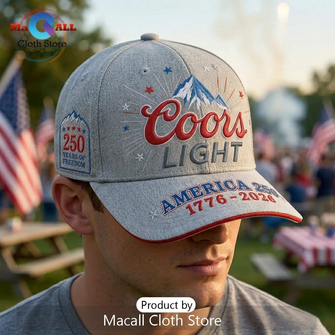 Coors Light 250 Years Of Freedom 1776-2026 America Cap