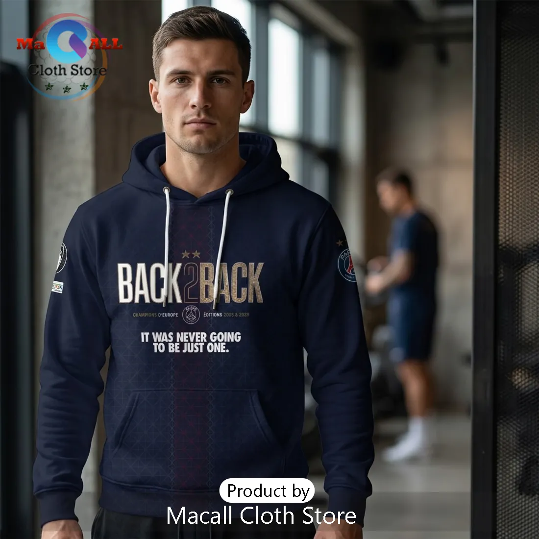 Paris Saint-Germain Champions League 2025 2026 Commemorative Hoodie Paris Saint-Germain Champions League 2025 2026 Commemorative Hoodie
