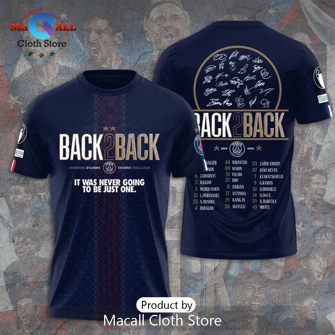Paris Saint-Germain Champions League 2025 2026 Commemorative Hoodie Paris Saint-Germain Champions League 2025 2026 Commemorative Hoodie