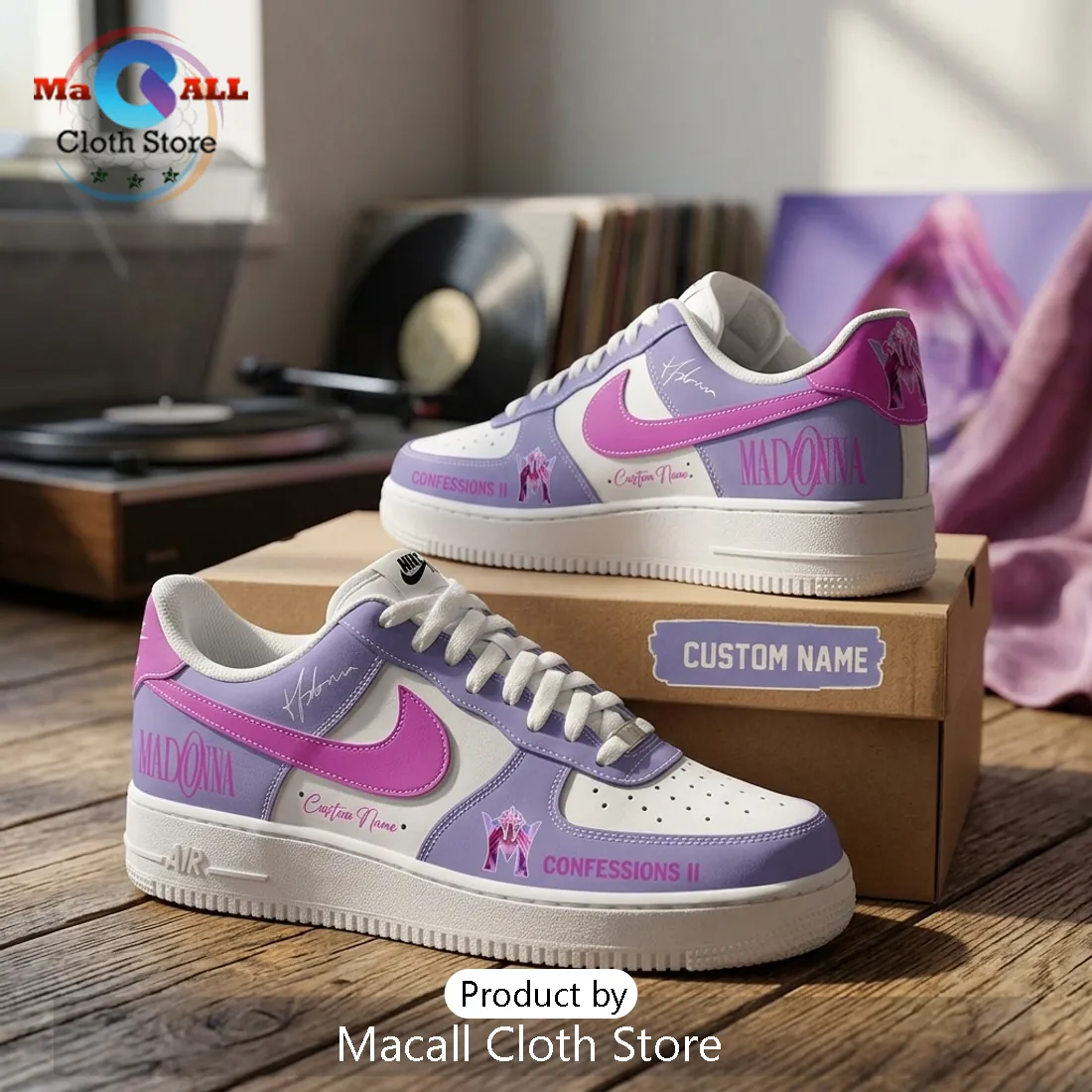 Madonna x Confessions II Custom Limited Edition Signature Collectible Sneakers