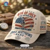 ZZ Top American Rock Independence Day 1776 Beige Baseball Cap ZZ Top American Rock Independence Day 1776 Beige Baseball Cap