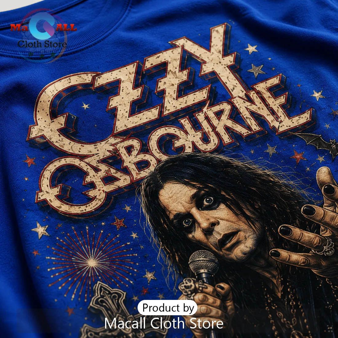 Ozzy Osbourne Patriotic 4th Of July Themed Vintage Tee Shirt Ozzy Osbourne Patriotic 4th Of July Themed Vintage Tee Shirt