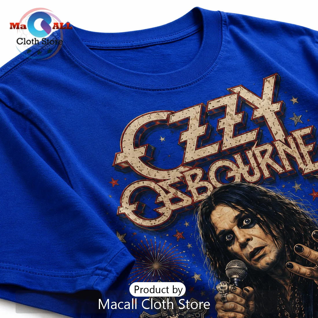 Ozzy Osbourne Patriotic 4th Of July Themed Vintage Tee Shirt Ozzy Osbourne Patriotic 4th Of July Themed Vintage Tee Shirt