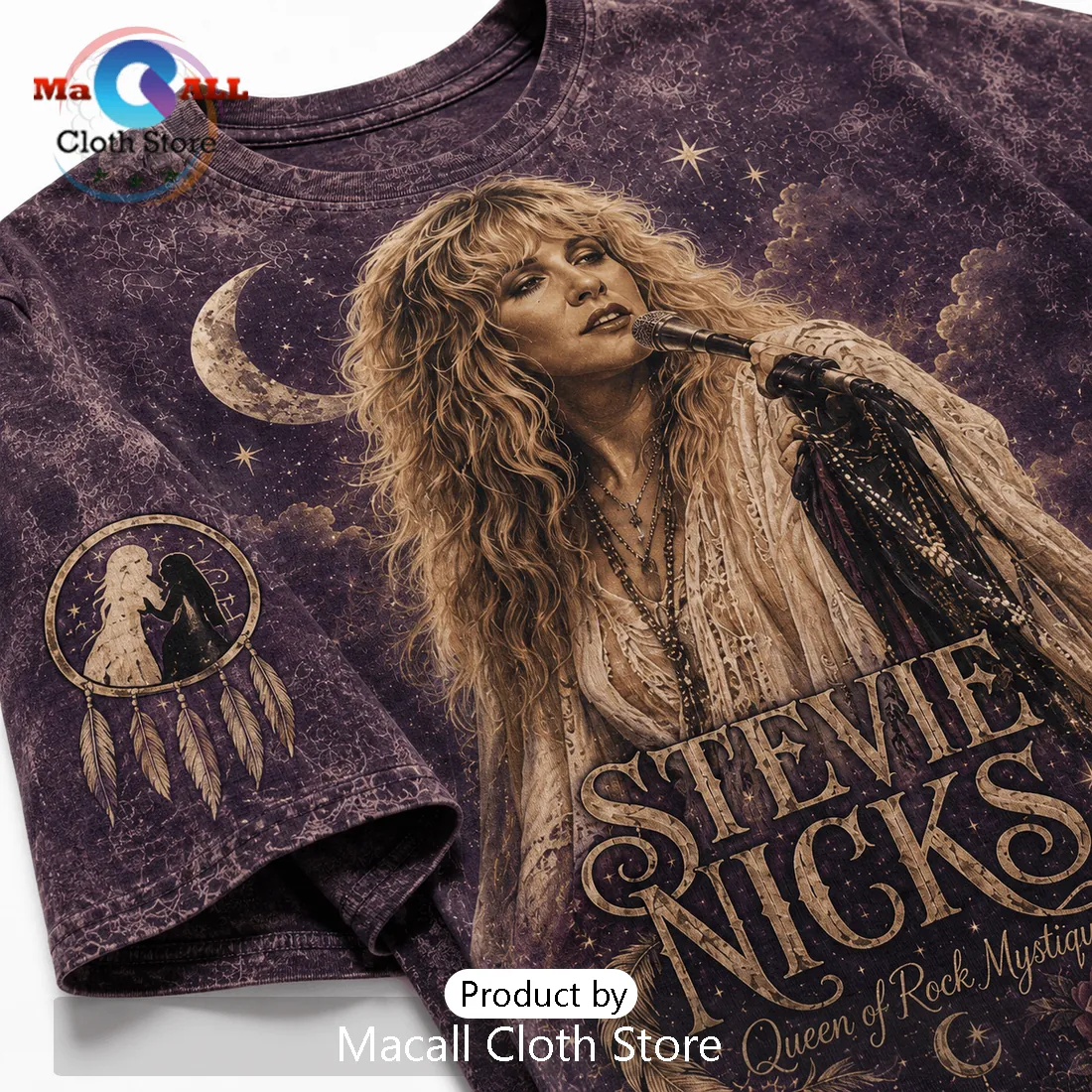 Stevie Nicks Queen of Rock Mystique Vintage Music Tour 2026 T-Shirt Stevie Nicks Queen of Rock Mystique Vintage Music Tour 2026 T-Shirt