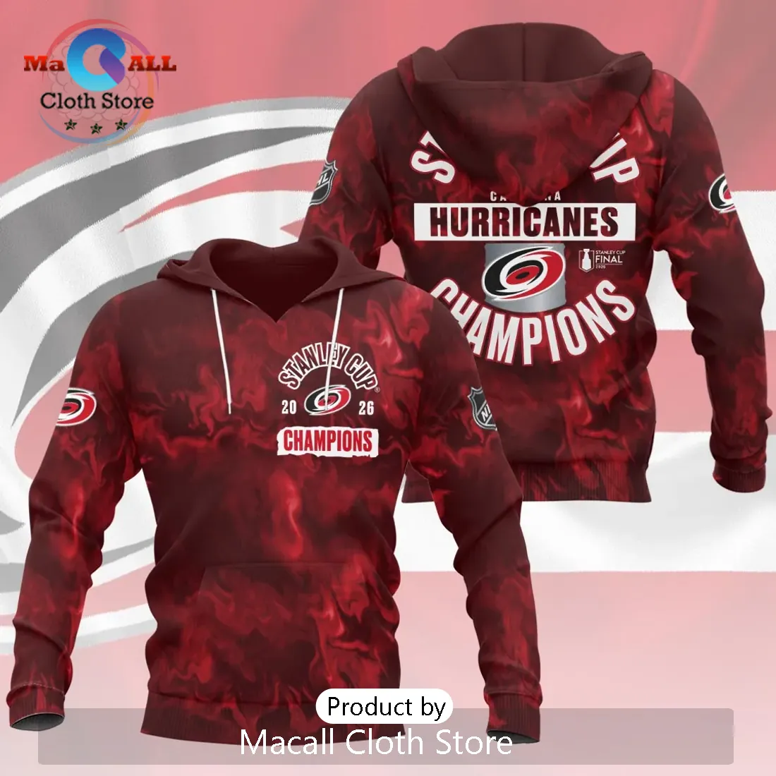 Carolina Hurricanes 2026 Stanley Cup Champions T-Shirt Carolina Hurricanes 2026 Stanley Cup Champions T-Shirt