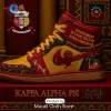 Kappa Alpha Psi Crimson and Gold Air Jordan 1 Sneakers