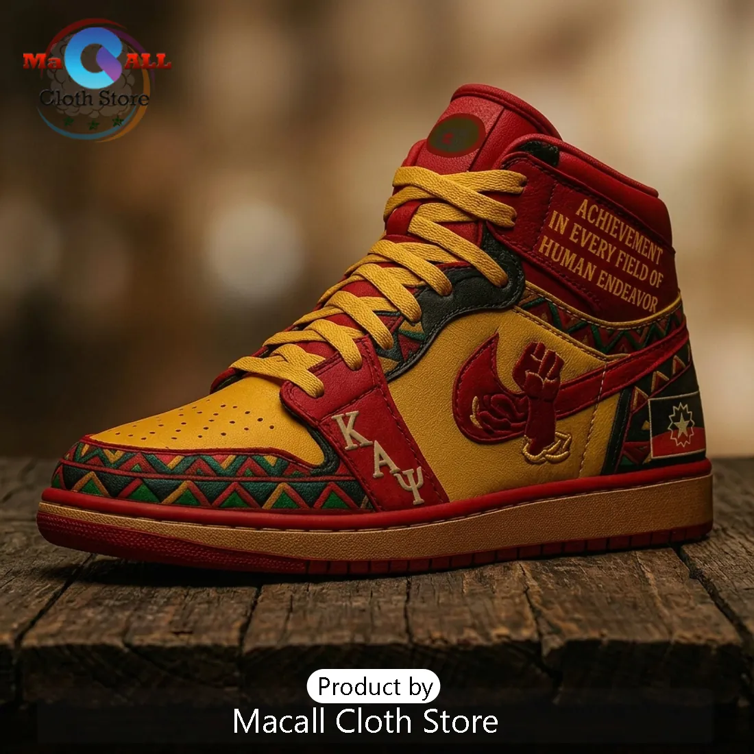 Kappa Alpha Psi High Achievement Edition Air Jordan 1 Sneakers