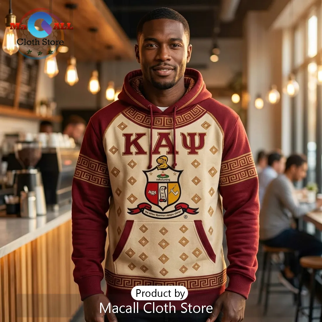 Kappa Alpha Psi Fraternity Collegiate Crimson Pullover Hoodie Kappa Alpha Psi Fraternity Collegiate Crimson Pullover Hoodie