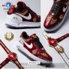 Kappa Alpha Psi Crimson Faux Crocodile Nike Air Force 1 Sneaker Kappa Alpha Psi Crimson Faux Crocodile Nike Air Force 1 Sneaker