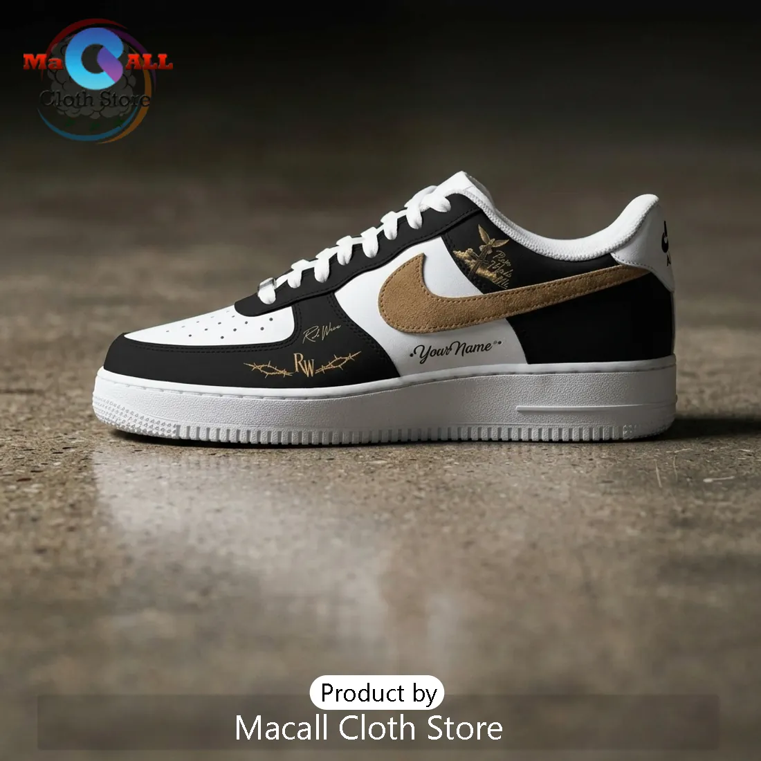 Rod Wave Don’t Look Down Tour 2026 Custom Nike Air Force 1 Sneakers Rod Wave Don’t Look Down Tour 2026 Custom Nike Air Force 1 Sneakers