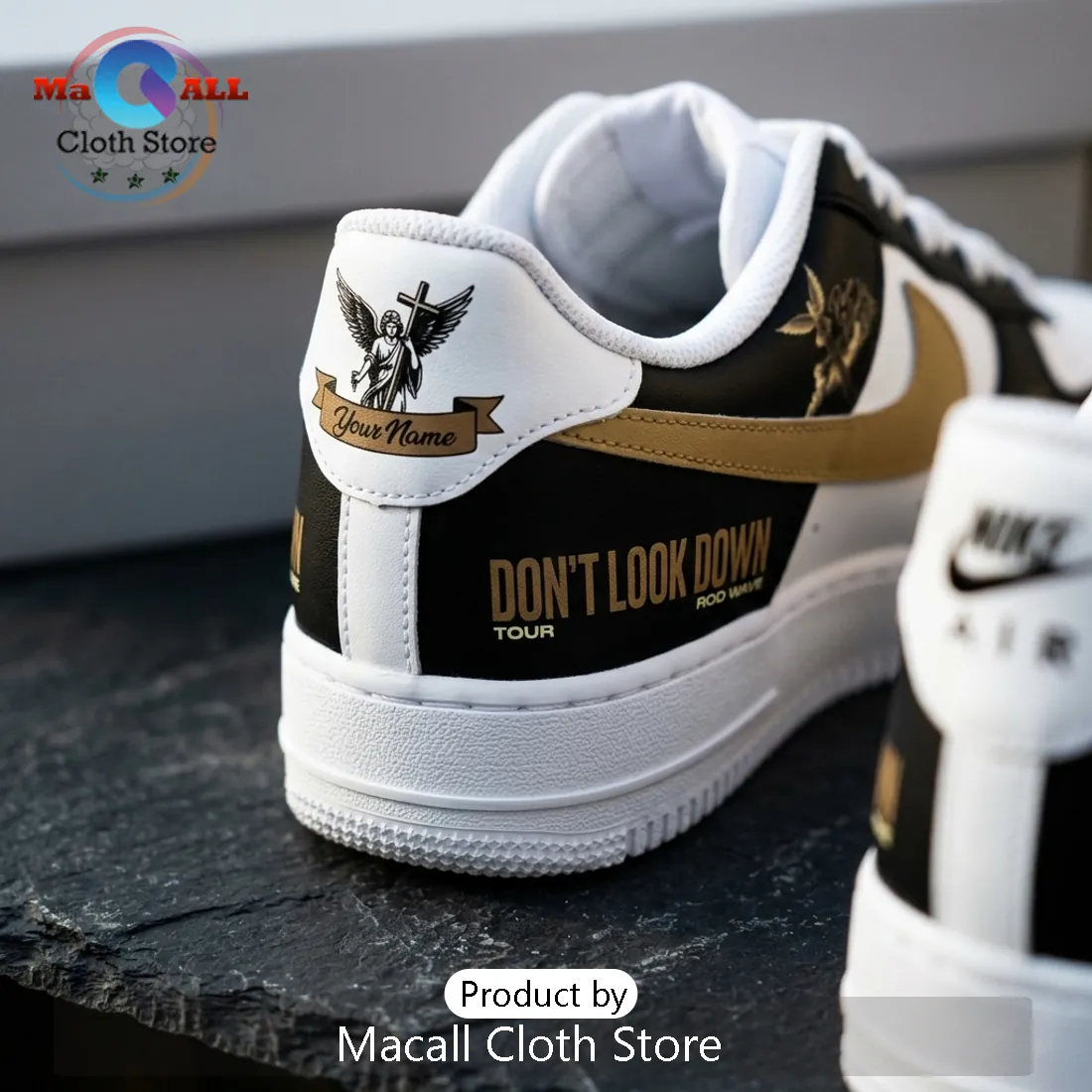 Rod Wave Don’t Look Down Tour 2026 Custom Nike Air Force 1 Sneakers Rod Wave Don’t Look Down Tour 2026 Custom Nike Air Force 1 Sneakers