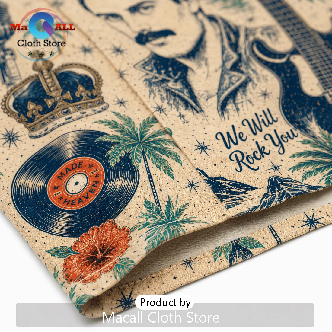 Queen Freddie Mercury Bohemian Rhapsody Hawaiian Shirt Queen Freddie Mercury Bohemian Rhapsody Hawaiian Shirt