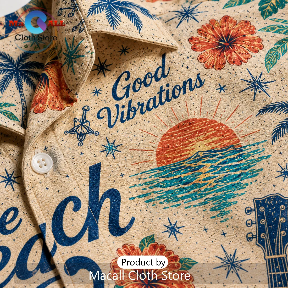 The Beach Boys Tropical Summer Vibes Hawaiian Shirt The Beach Boys Tropical Summer Vibes Hawaiian Shirt