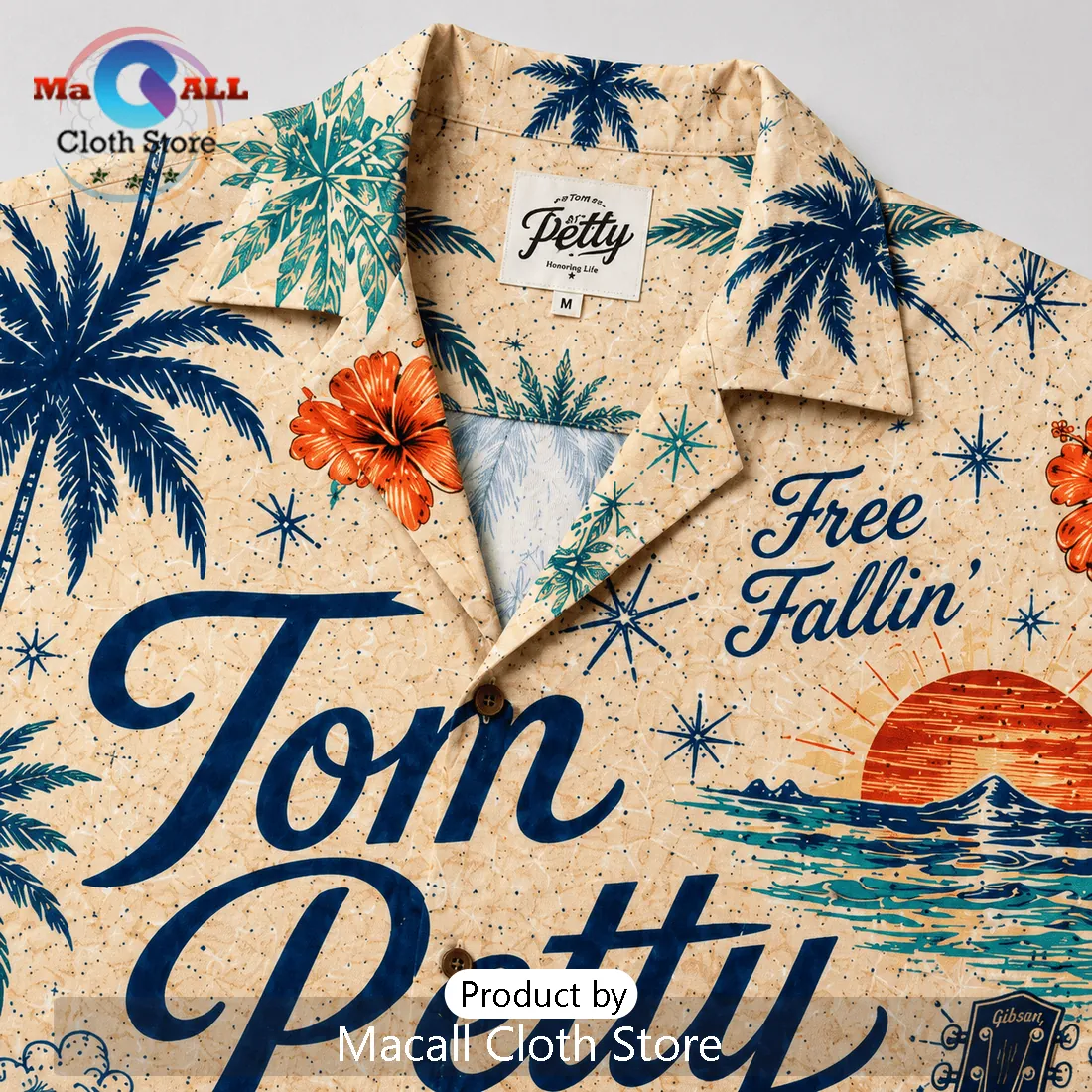Tom Petty Wildflowers Tropical Summer Vibes Hawaiian Shirt Tom Petty Wildflowers Tropical Summer Vibes Hawaiian Shirt