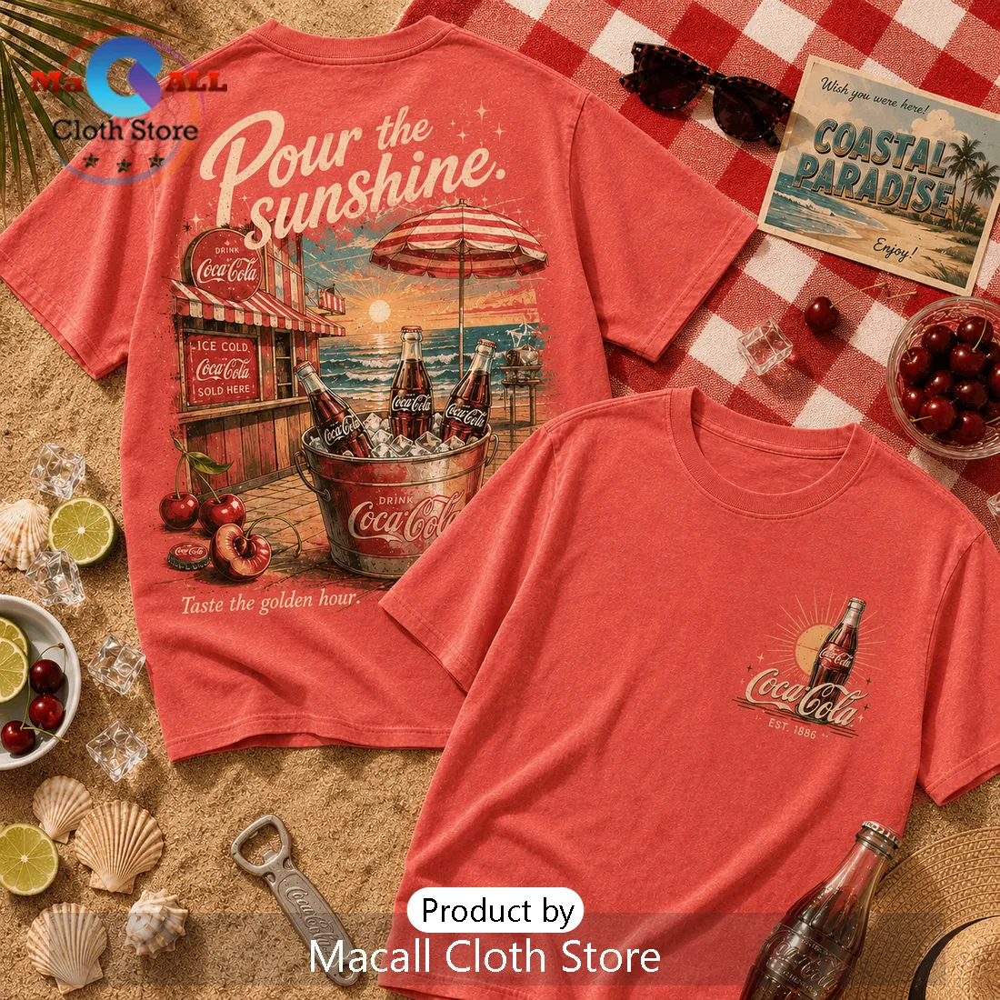Coca-Cola Golden Days Red T-Shirt 2026 Coca-Cola Golden Days Red T-Shirt 2026