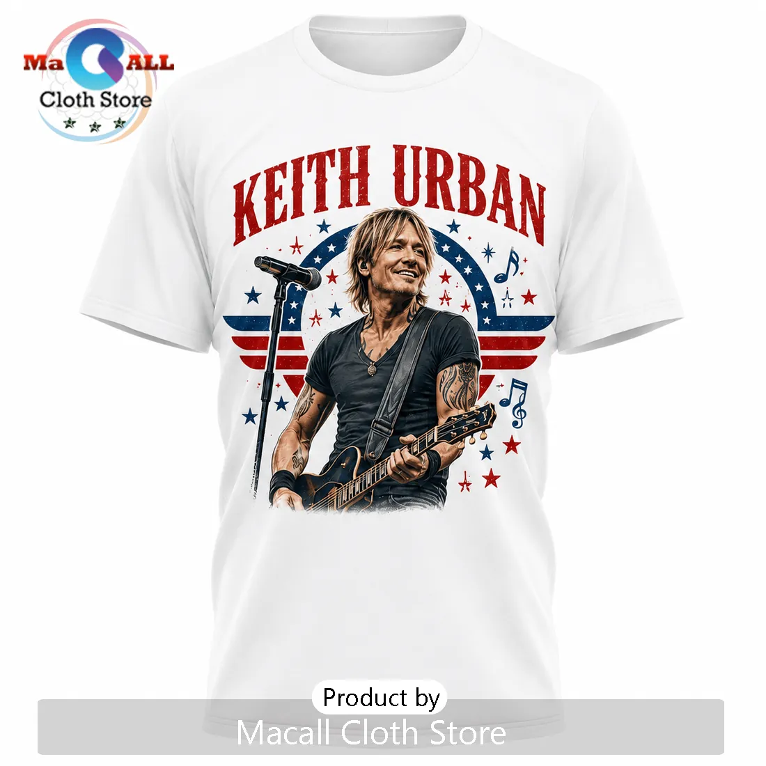 Keith Urban American Freedom 1776-2026 T-Shirt Keith Urban American Freedom 1776-2026 T-Shirt