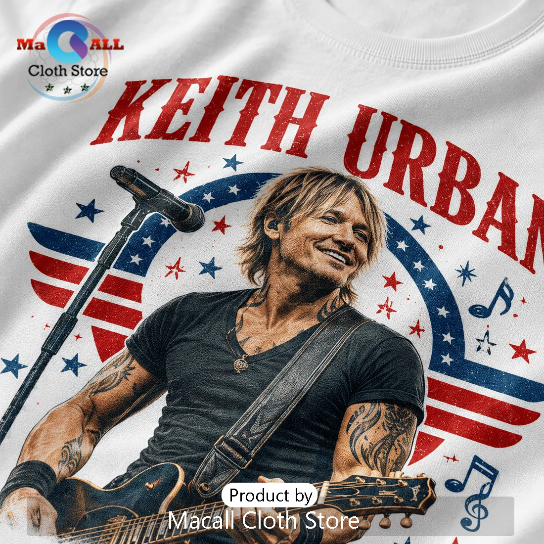 Keith Urban American Freedom 1776-2026 T-Shirt Keith Urban American Freedom 1776-2026 T-Shirt