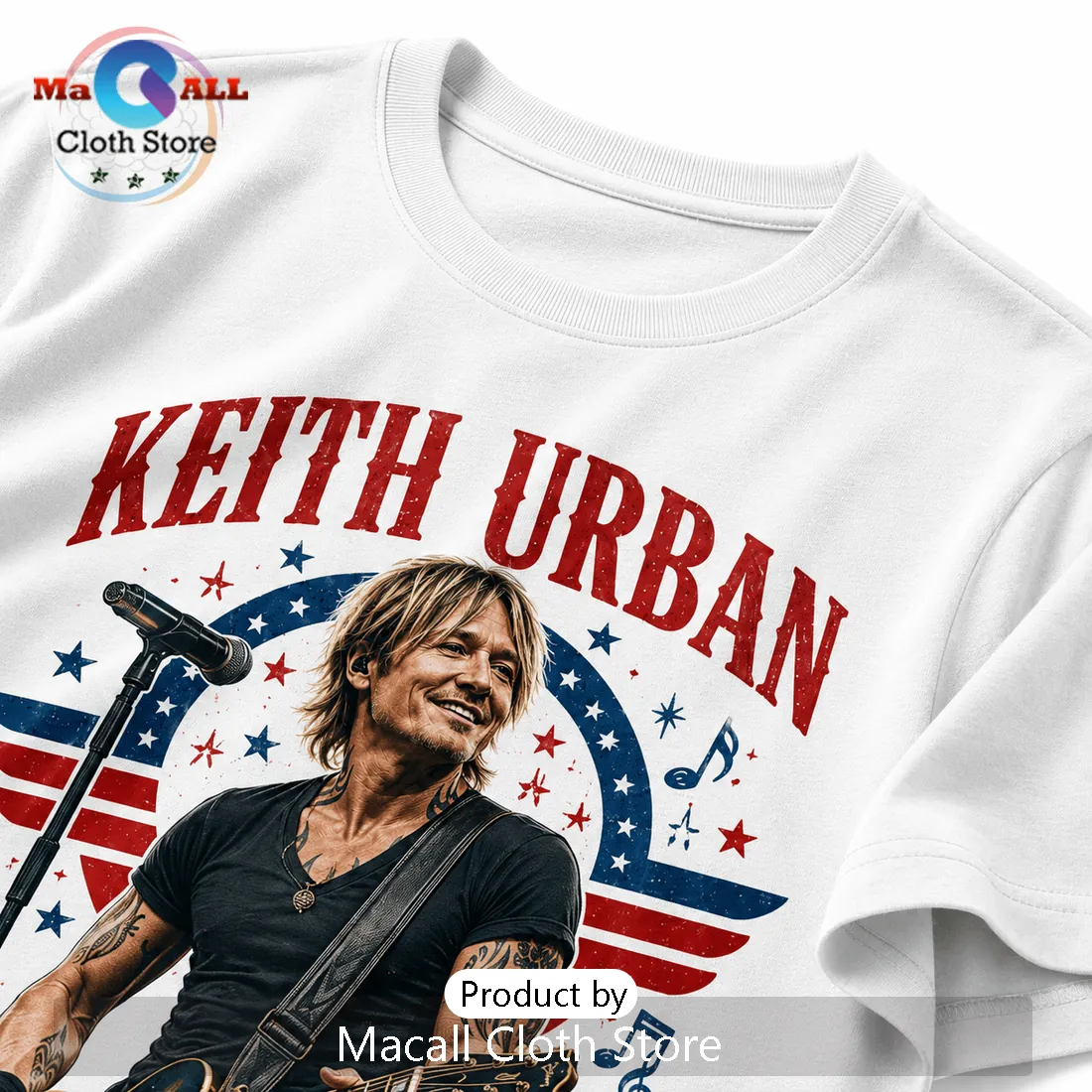 Keith Urban American Freedom 1776-2026 T-Shirt Keith Urban American Freedom 1776-2026 T-Shirt