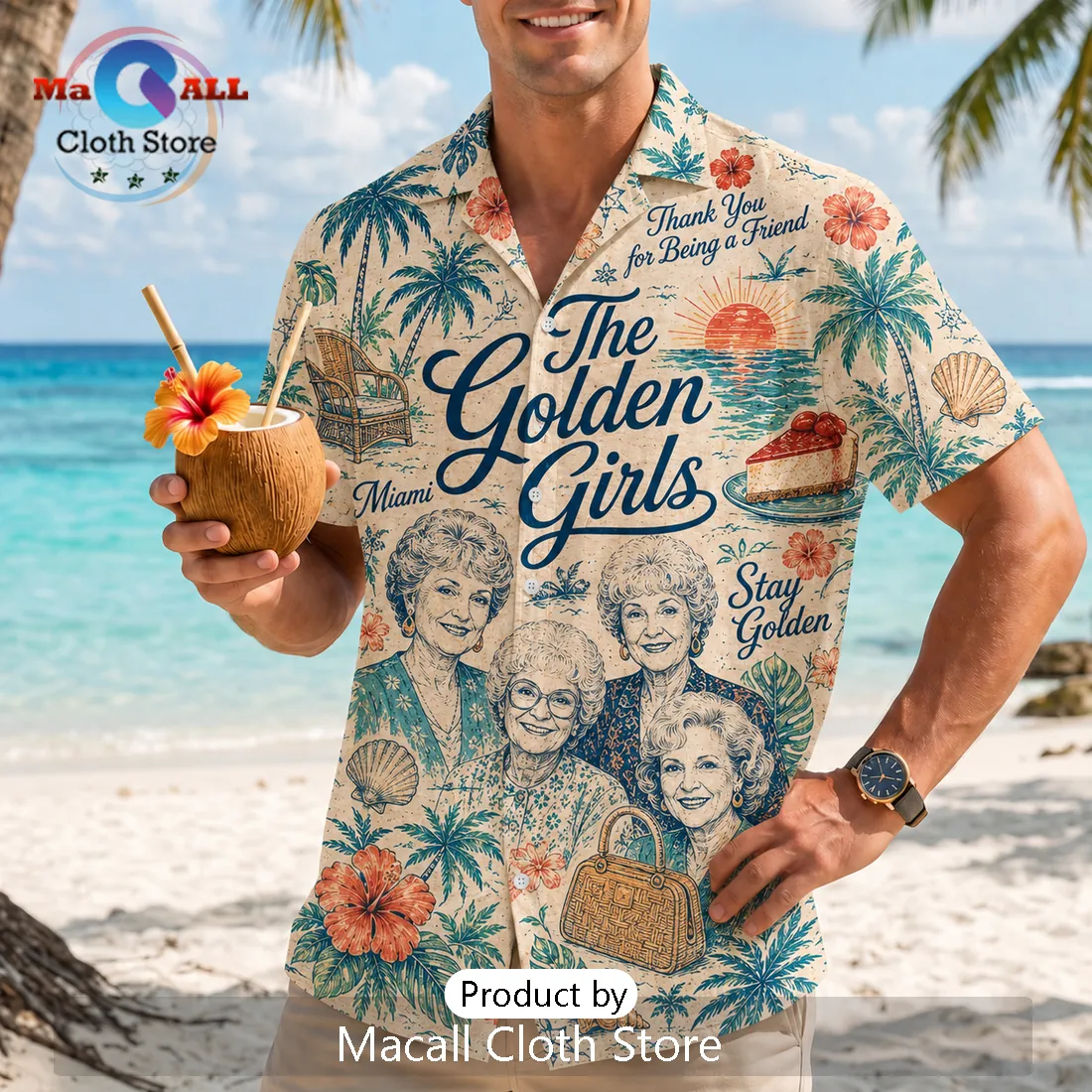 The Golden Girls Premium Tropical Hawaiian Shirt 2026 The Golden Girls Premium Tropical Hawaiian Shirt 2026