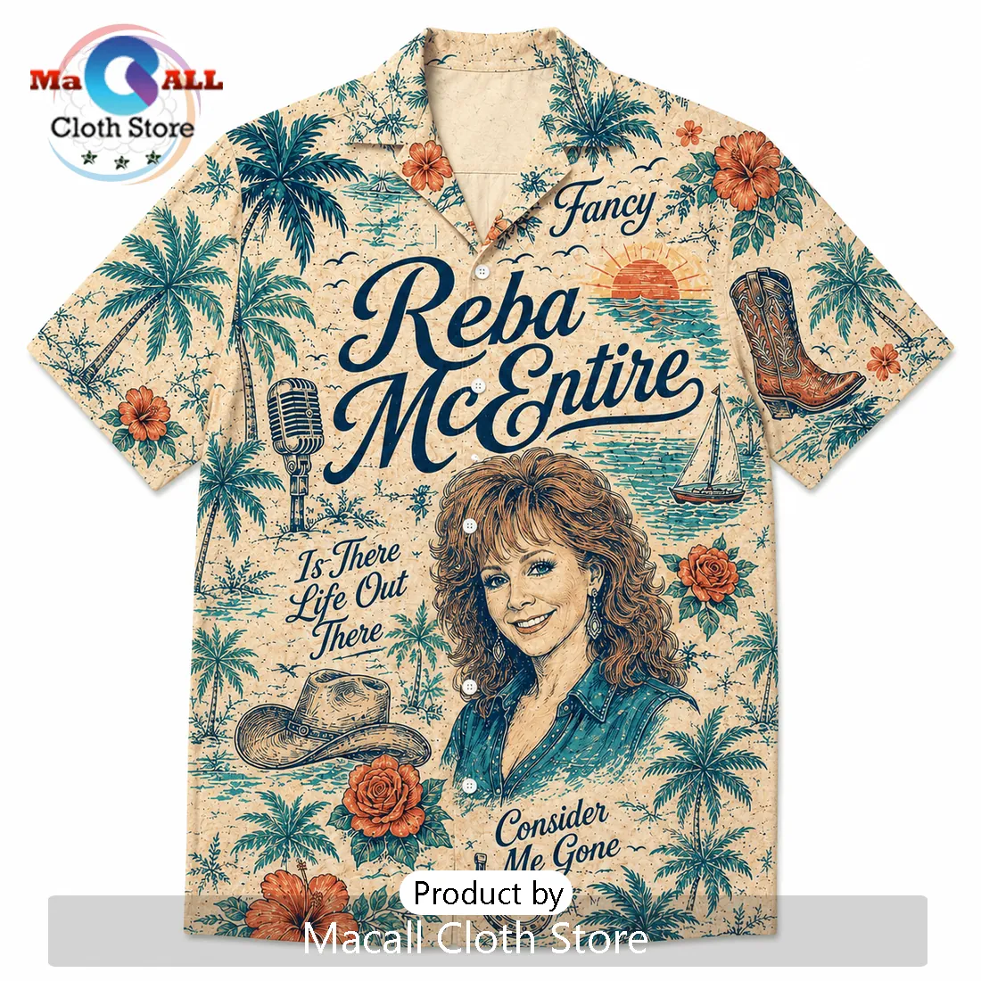 Reba McEntire Tropical Summer Hawaiian Shirt 2026 Reba McEntire Tropical Summer Hawaiian Shirt 2026