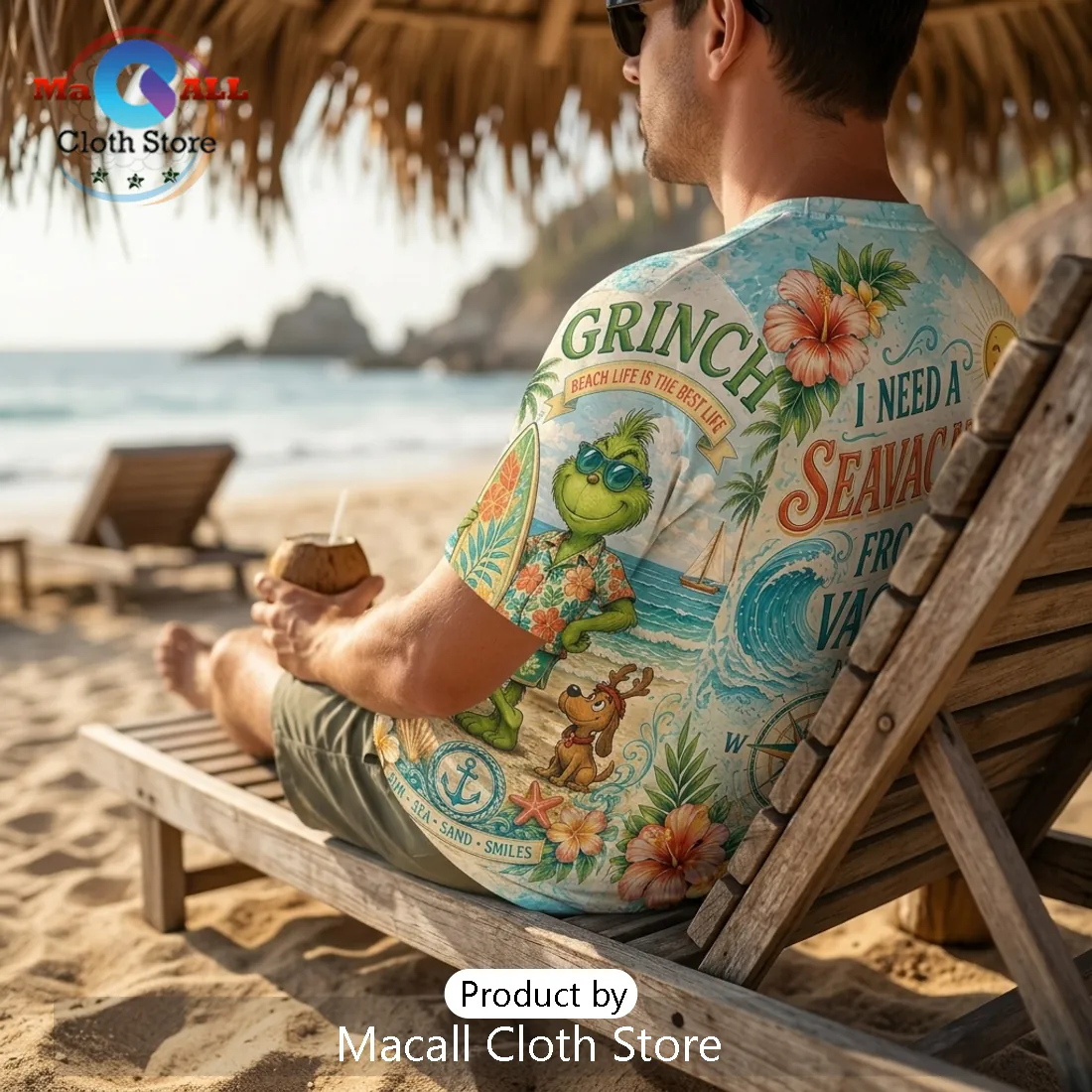 Premium The Grinch Seavacation Beach 2026 T-Shirt Premium The Grinch Seavacation Beach 2026 T-Shirt