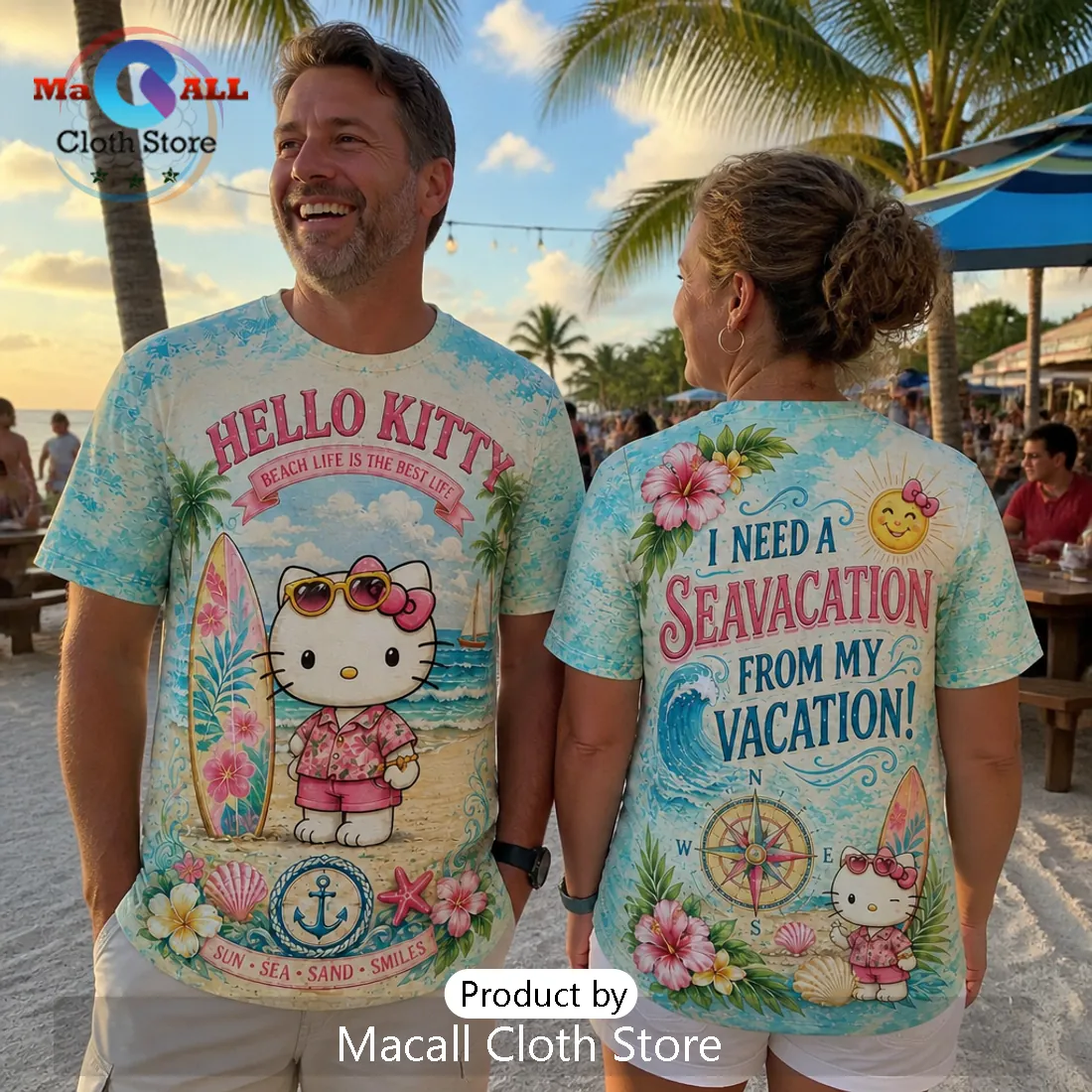 Hello Kitty Summer Vacation T-Shirt Hello Kitty Summer Vacation T-Shirt