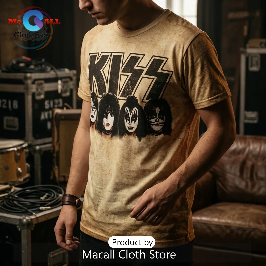 KISS 90s Vintage Grunge Rock Band T-Shirt KISS 90s Vintage Grunge Rock Band T-Shirt