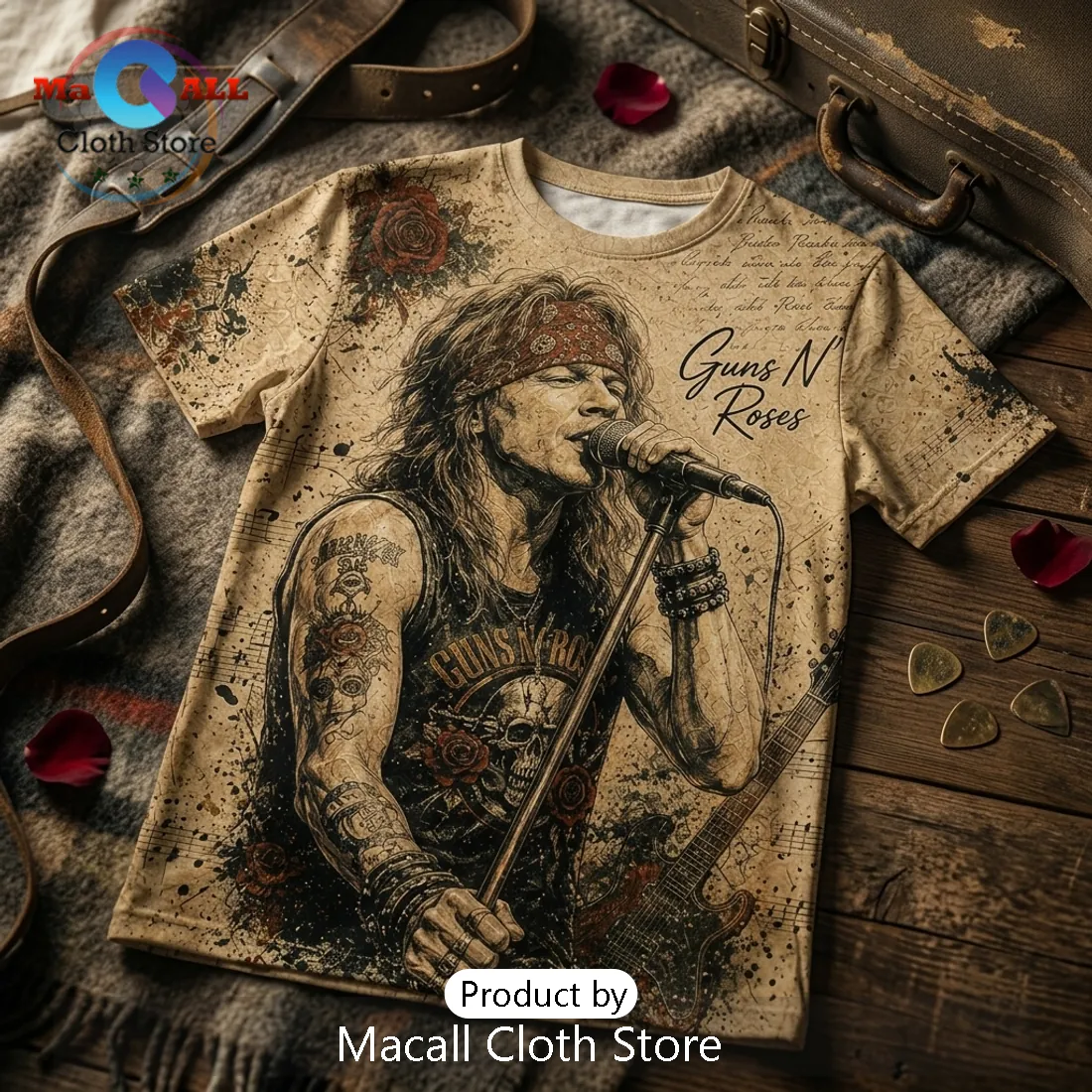 Guns N’ Roses Vintage Rock Band T-Shirt Guns N’ Roses Vintage Rock Band T-Shirt