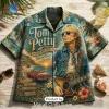AC/DC Vintage Navy Hawaiian Shirt