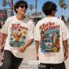 Snoopy x Harley-Davidson Biker White T-Shirt