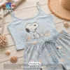Moomin Floral Camisole and Shorts Loungewear Set Moomin Floral Camisole and Shorts Loungewear Set