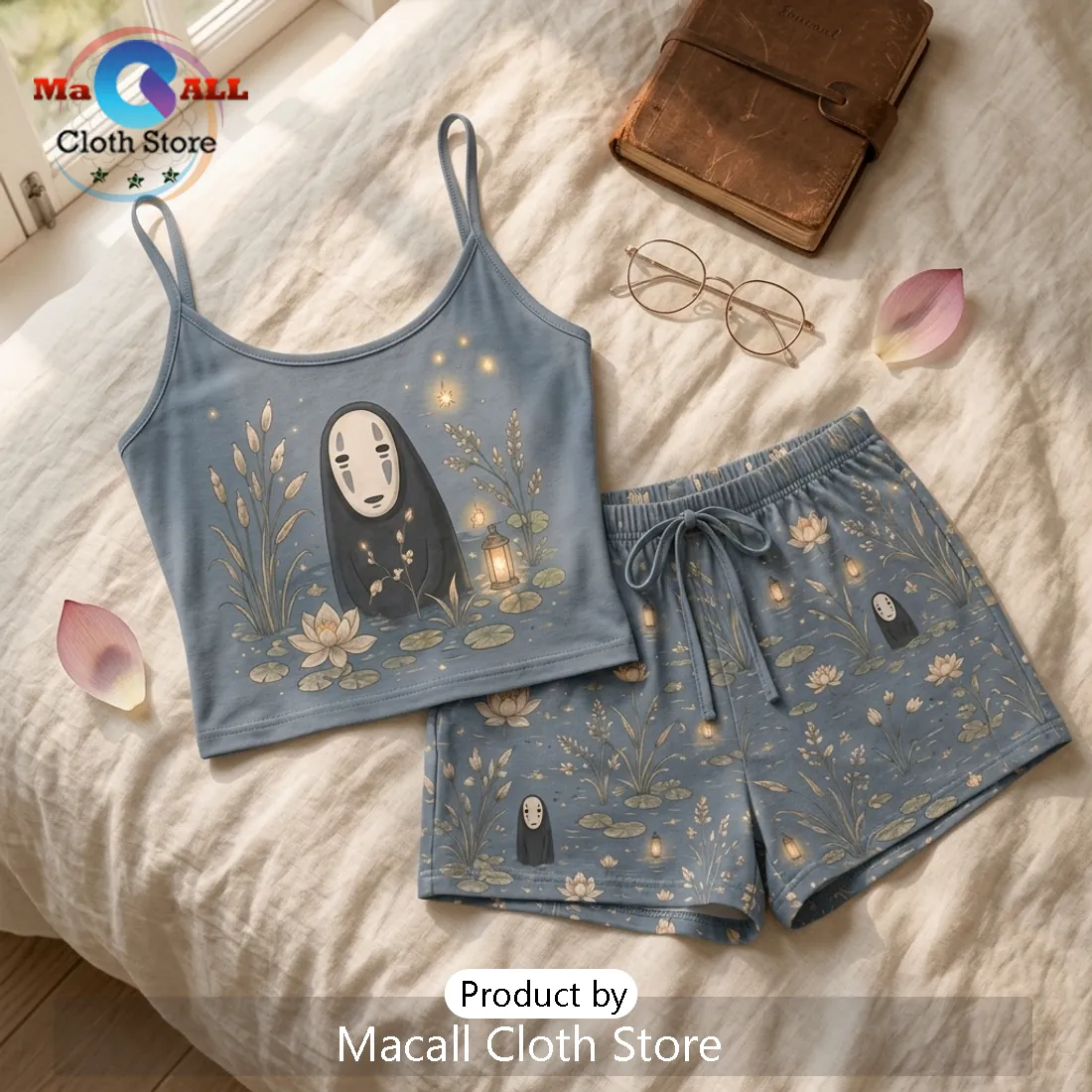 Spirited Away No Face Women Loungewear Set Spirited Away No Face Women Loungewear Set