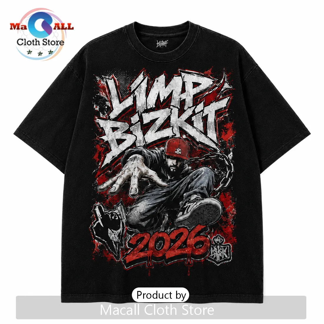 Limp Bizkit 2026 Concert Tour Limited T-Shirt Limp Bizkit 2026 Concert Tour Limited T-Shirt