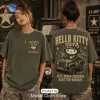 The Beatles Vintage Military Style White T-Shirt