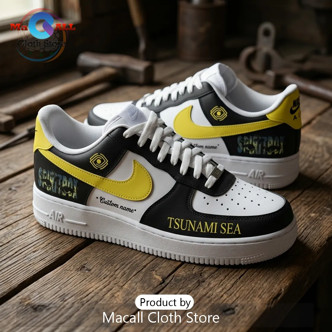 Spiritbox Tsunami Sea Tour 2026 Custom Low Top Sneakers Spiritbox Tsunami Sea Tour 2026 Custom Low Top Sneakers