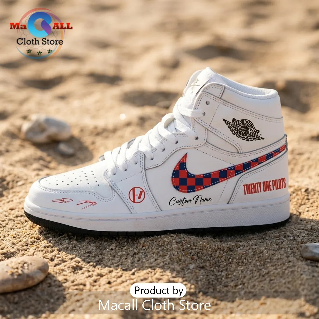 Twenty One Pilots Limited Edition Logo High Top Sneakers Twenty One Pilots Limited Edition Logo High Top Sneakers