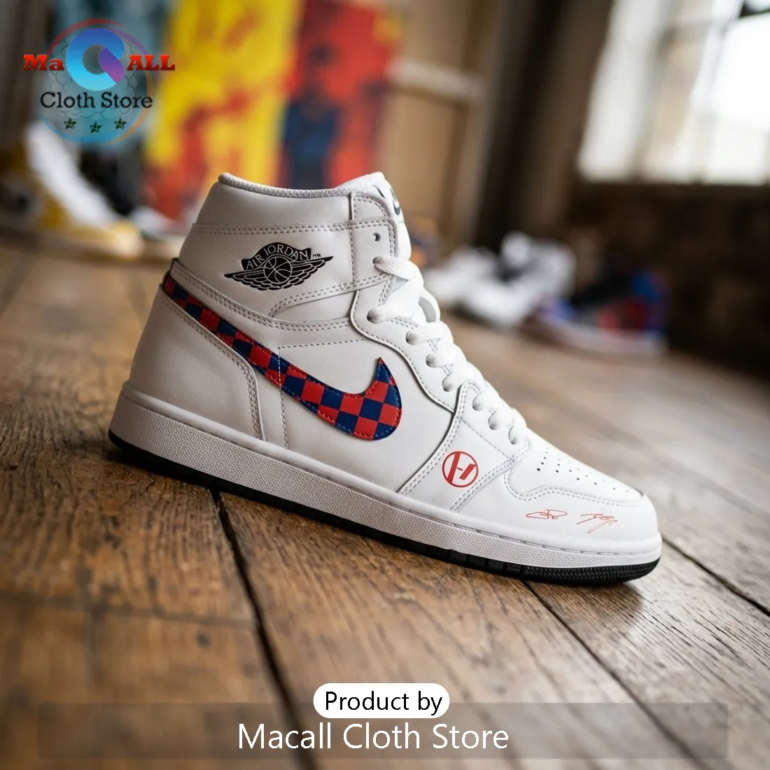 Twenty One Pilots Limited Edition Logo High Top Sneakers Twenty One Pilots Limited Edition Logo High Top Sneakers