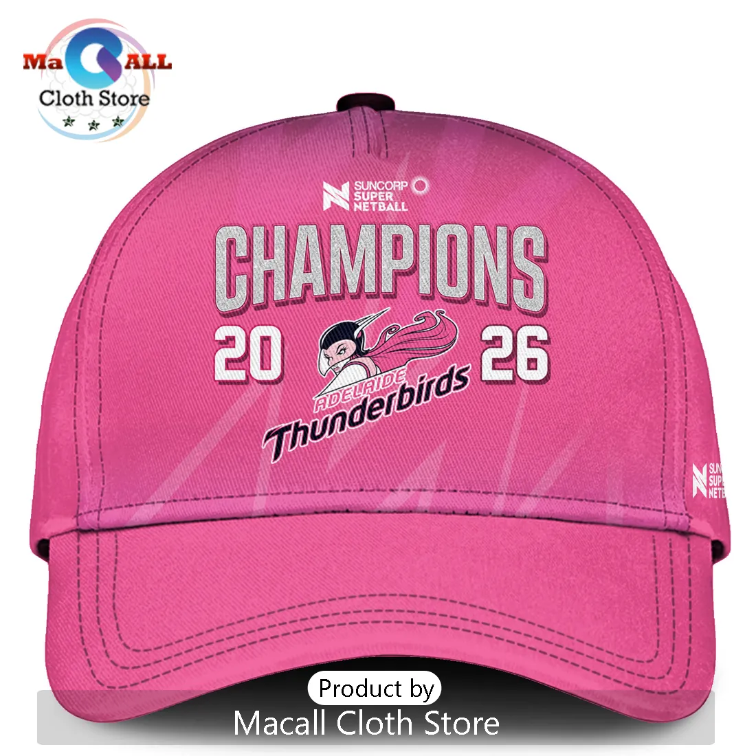 Adelaide Thunderbirds Netball 3X Champions Zip Hoodie Adelaide Thunderbirds Netball 3X Champions Zip Hoodie