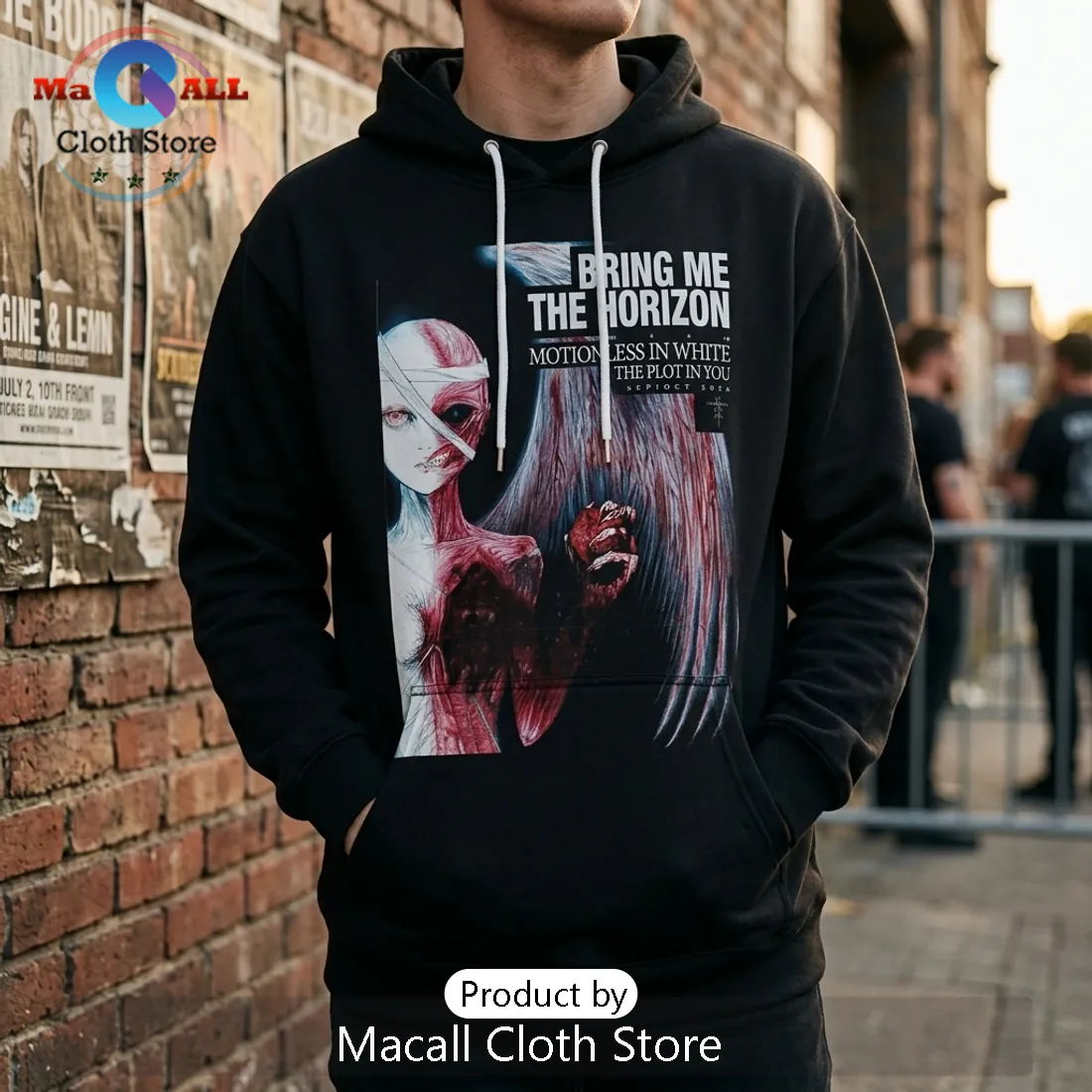 Bring Me The Horizon Post Human Nex Gen Tour Hoodie Bring Me The Horizon Post Human Nex Gen Tour Hoodie