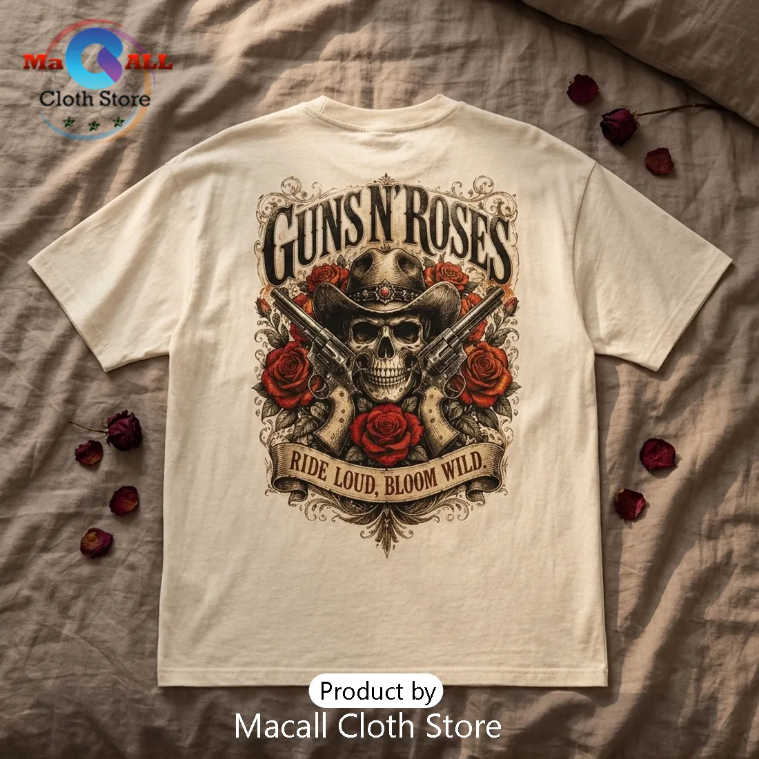 Guns N Roses Ride Loud Bloom Wild T-Shirt Guns N Roses Ride Loud Bloom Wild T-Shirt