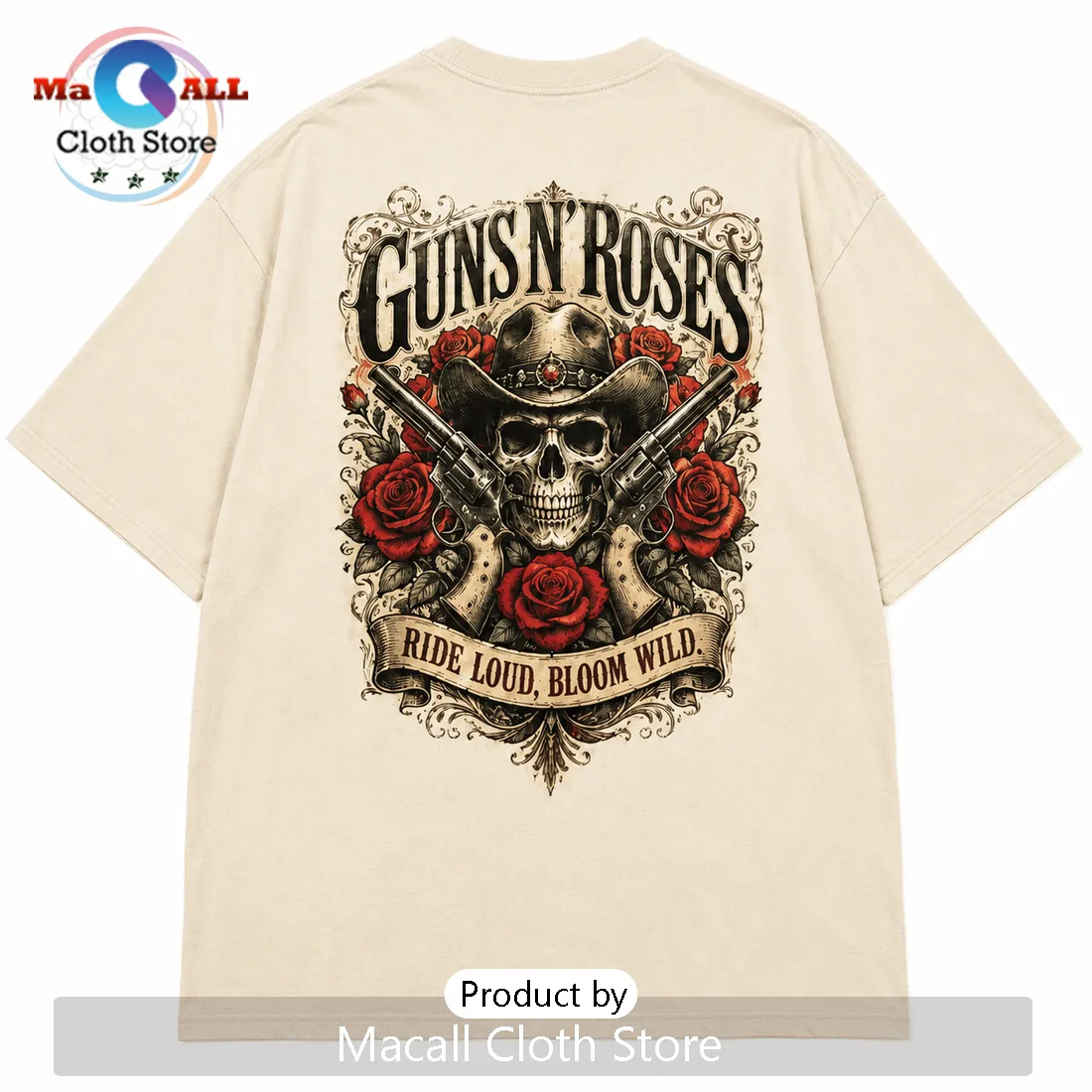 Guns N Roses Ride Loud Bloom Wild T-Shirt Guns N Roses Ride Loud Bloom Wild T-Shirt