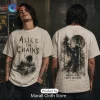 The Offspring Skeleton Punk Rock Logo Beige T-Shirt