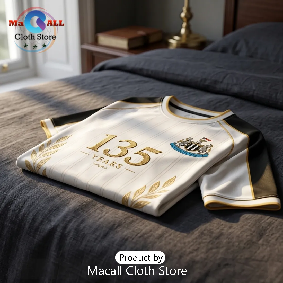 Newcastle United 135 Year Anniversary Commemorative T-Shirt Newcastle United 135 Year Anniversary Commemorative T-Shirt